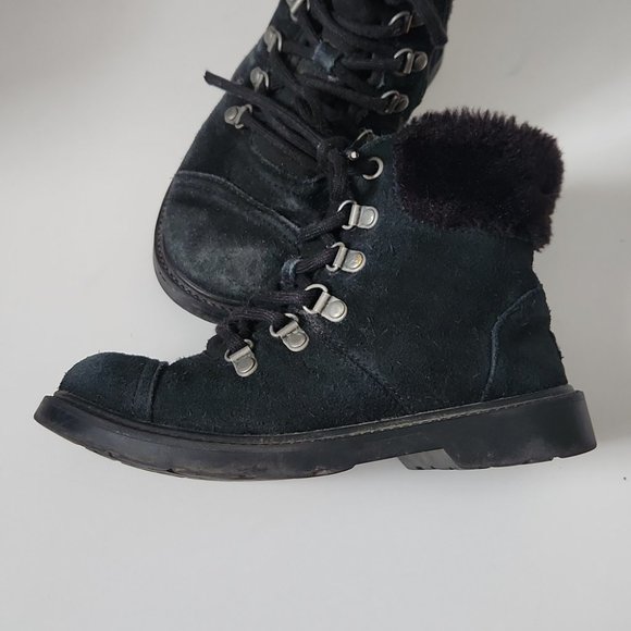 UGG Kids Black Boots - Picture 5 of 9